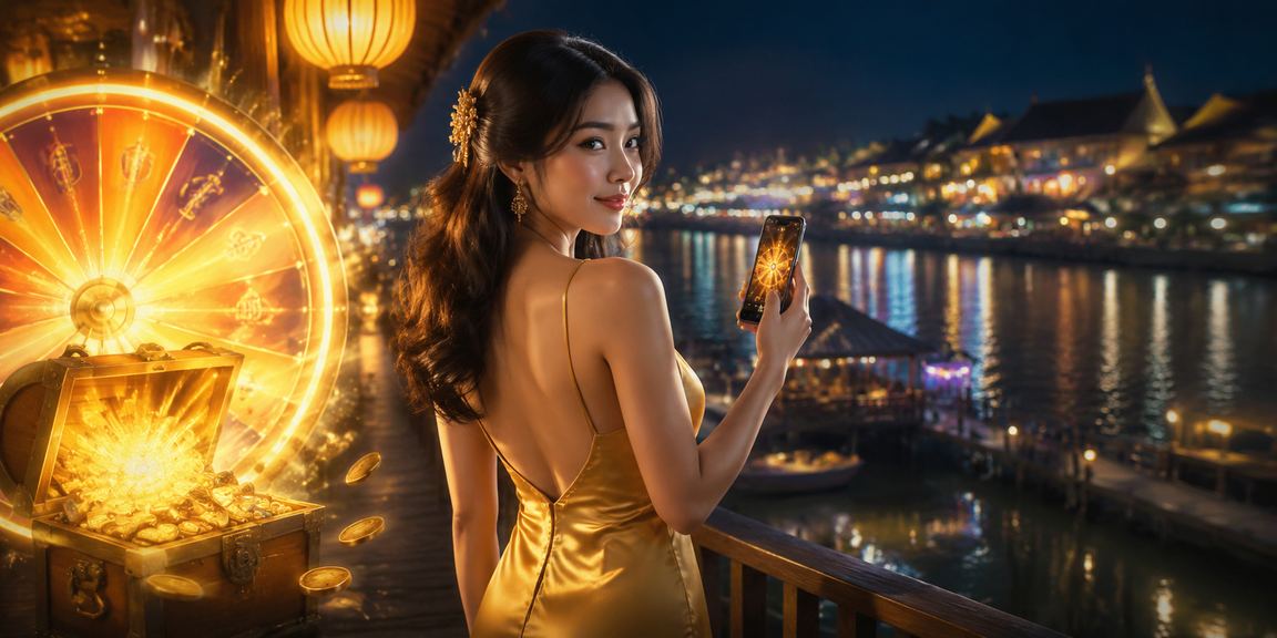 Cảnh thư giãn chơi roulette bên bờ sông Mekong